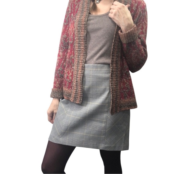 Jules & Leopold Glen Plaid Skirt Women's M New with Tag A-Line Preppy Academia - Picture 1 of 9